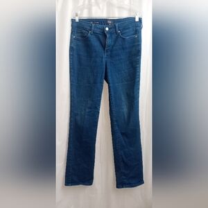 NYDJ High Rise Waist Whisker Marilyn Straight Jeans- Size:10